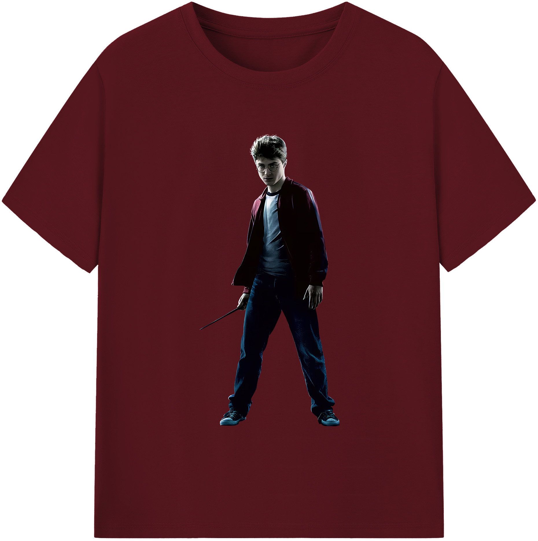 （画像用） Harry Potter ハリー・ポッターシリーズ 綿100％半袖Tシャツ（フロントプリント）